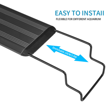 LED osvetlenie akvária s plným spektrom pre koraly, ryby a vodné rastliny – plast, 6,8–21W, 1kg