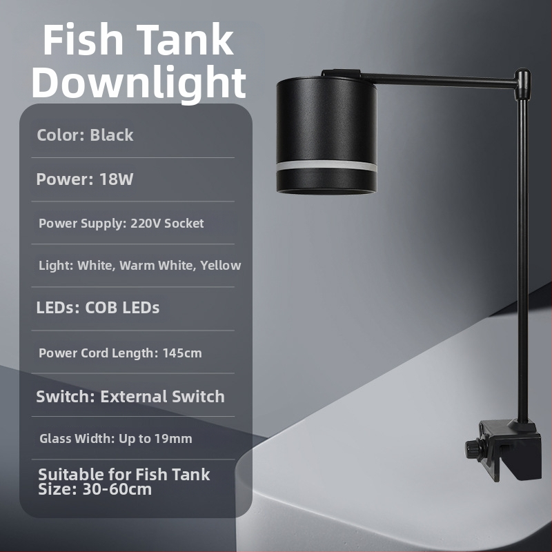 LED svetlo pre akvárium – úplné spektrum pre rastlinné akvárium – USB napájanie