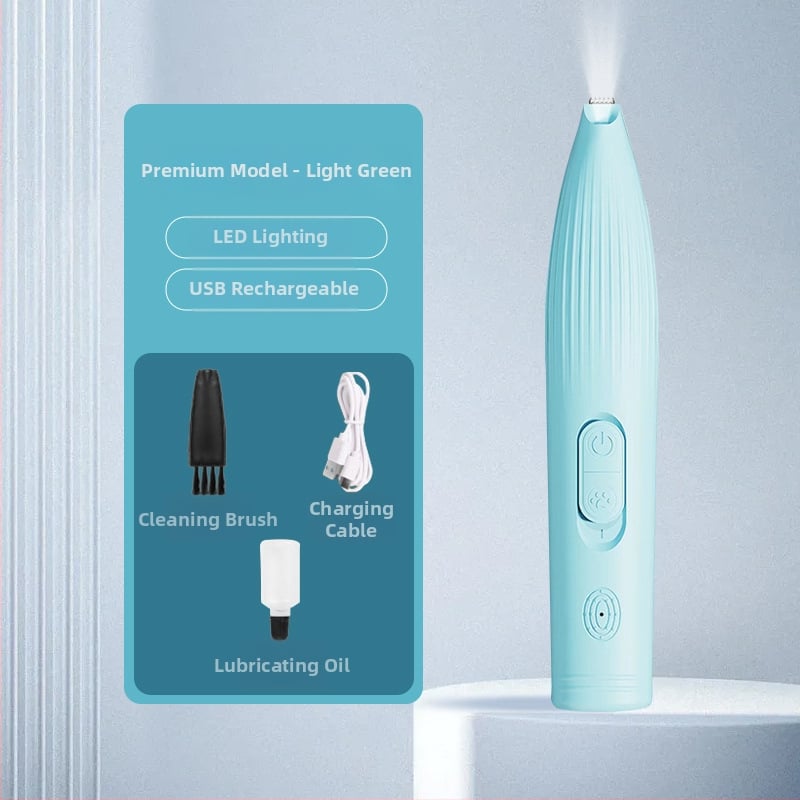 Duoqu Grooming klipér pre domáce zvieratá, nabíjateľný strihací strojček na labky mačiek a psov, elektrický strihací strojček na srsť domácich zvierat, balenie 200 kusov