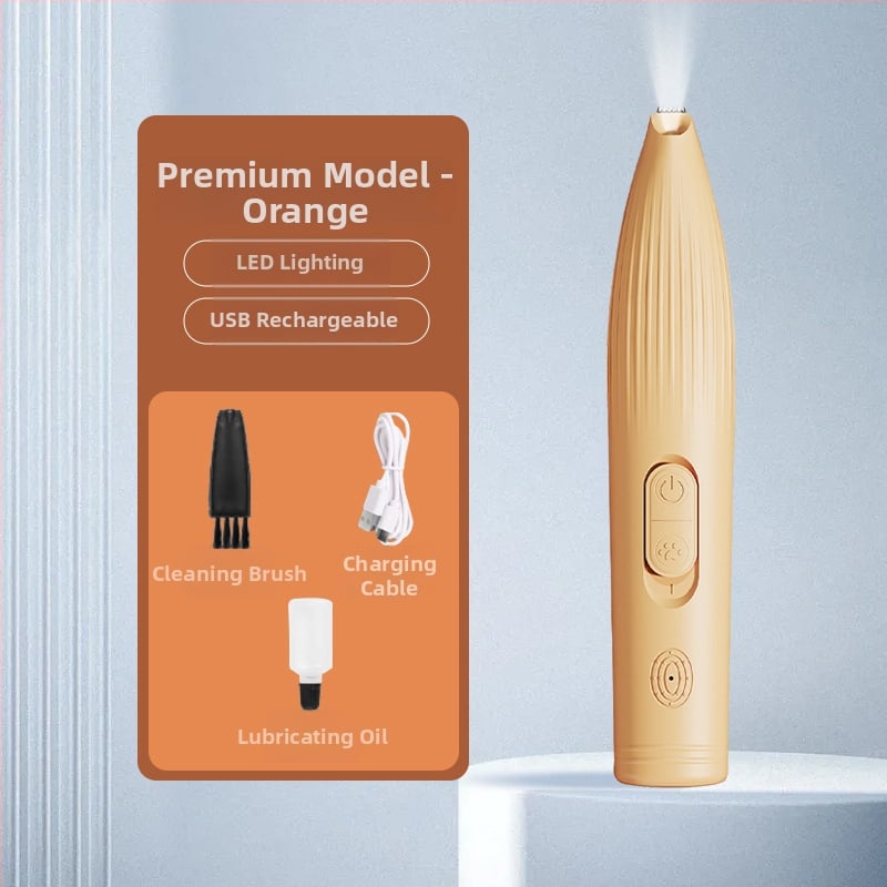 Duoqu Grooming klipér pre domáce zvieratá, nabíjateľný strihací strojček na labky mačiek a psov, elektrický strihací strojček na srsť domácich zvierat, balenie 200 kusov