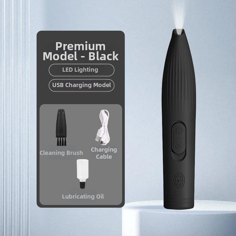 Duoqu Grooming klipér pre domáce zvieratá, nabíjateľný strihací strojček na labky mačiek a psov, elektrický strihací strojček na srsť domácich zvierat, balenie 200 kusov