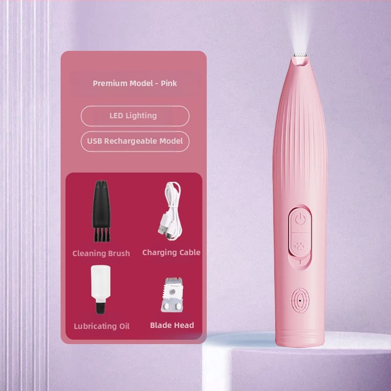 Duoqu Grooming klipér pre domáce zvieratá, nabíjateľný strihací strojček na labky mačiek a psov, elektrický strihací strojček na srsť domácich zvierat, balenie 200 kusov