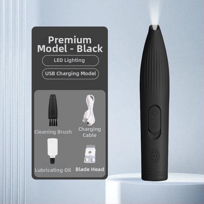 Duoqu Grooming klipér pre domáce zvieratá, nabíjateľný strihací strojček na labky mačiek a psov, elektrický strihací strojček na srsť domácich zvierat, balenie 200 kusov