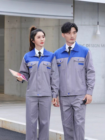 Pánska pracovná súprava pre automobilový servis a továreň – odolná voči oderu a špine, 100% polyester, vrchné a spodné set, štyri ročné obdobia