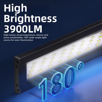 LED lampa pre akvárium, hliníková zliatina, 5W, vodotesná, plné spektrum, teleskopický držiak lampy