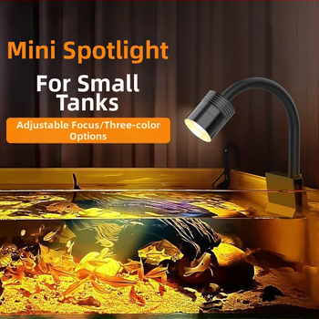 Parker USB mini klipové svetlo pre akvárium, 5W, plastové telo, 102 g