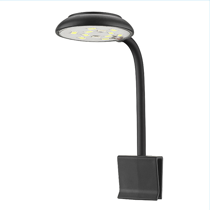 Dvojhlavá klipová lampa pre akvárium — plast, 6W, 200 g, Spring Dragon