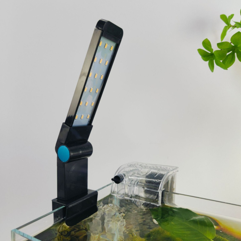 LED akváriová lampa pre vodné rastliny s plným spektrom svetla na podporu rastu, ABS materiál, licencovateľná súkromná značka.