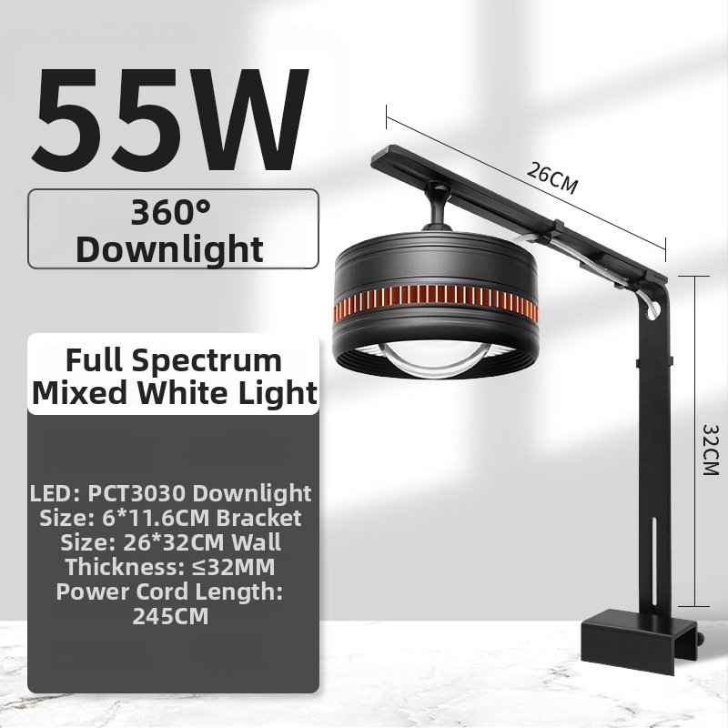 LED akváriové downlight s plným spektrom a nylonovým lanom