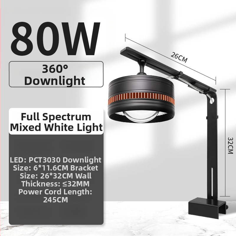 LED akváriové downlight s plným spektrom a nylonovým lanom