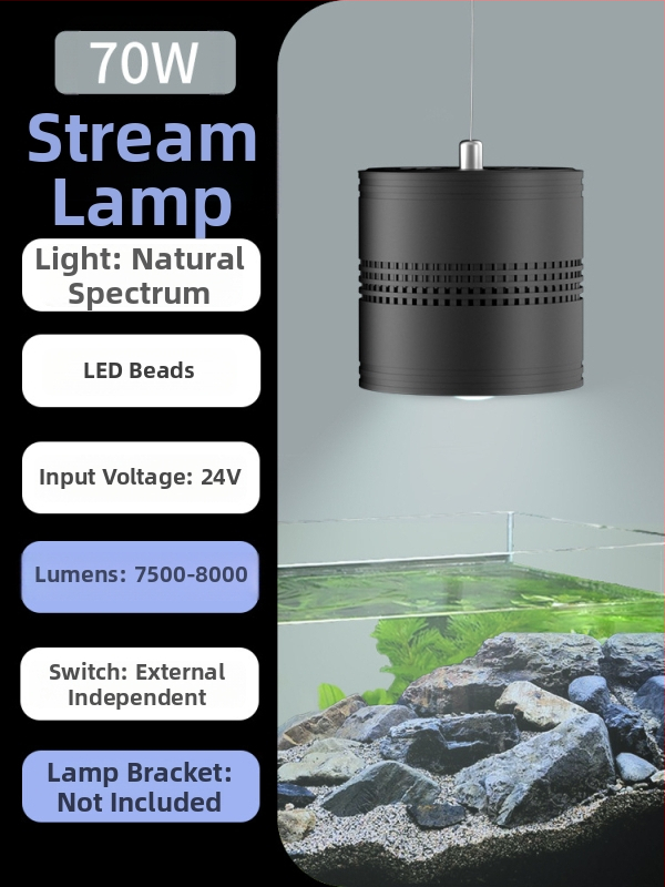 LED akváriová lampa pre vodné rastliny – plný rozsah spektra, vodeodolná, kontrola rias, mikro krajinné osvetlenie; 15,6 W, hliníková zliatina, značka Crazy aquatic plants