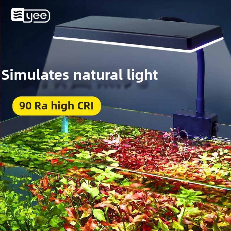 LED klipové svetlo pre akvárium s plným spektrom pre vodné rastliny – Yee, 11.4/15.2W
