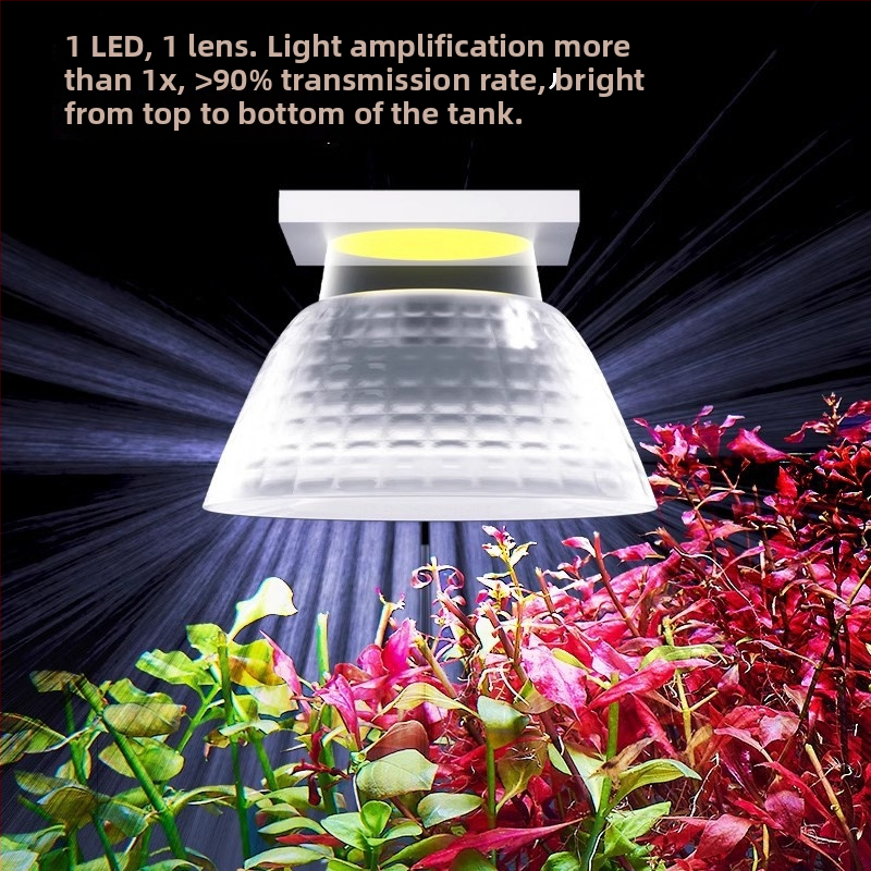 LED klipu šviesa akvariumui su pilnu spektru vandens augalams – Yee, 11.4/15.2W