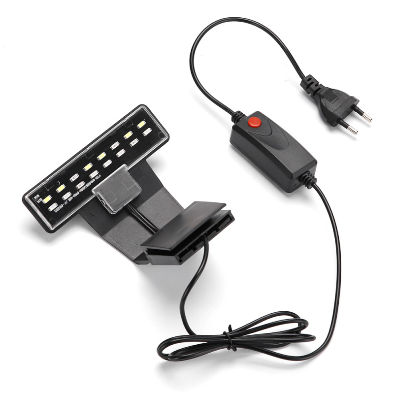 Klipové LED svetlo pre akvárium s rastlinami, ultratenké, vysoký jas, 5W/7W