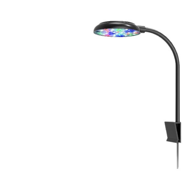 LED svetlo do akvária – 6W, USB klip-on, 360° osvetlenie, proti riasam, vodotesné, ABS telo