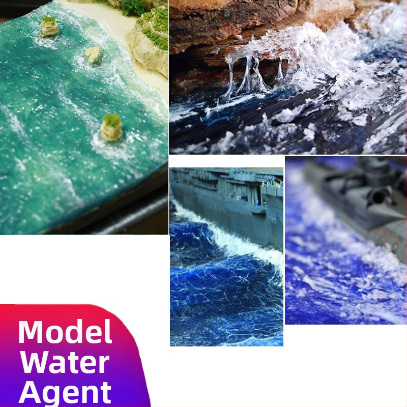 Pasta na vodný scenár pre diorámu, pasta na tvorbu vody pre námorné a riečne scény, The Crab Kingdom, model budovy (Materiál: Iné; Kategória: Model budovy; Vek: 15–35; Bez elektriny)