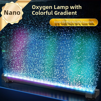Akvariumo LED burbulų šviesa su gradientiniu apšvietimu, deguonies tiekimu ir kraštovaizdžio apšvietimu – 1–6W, 300 g, Autonomous OEM