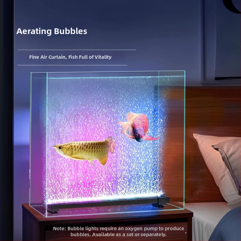 Akvariumo LED burbulų šviesa su gradientiniu apšvietimu, deguonies tiekimu ir kraštovaizdžio apšvietimu – 1–6W, 300 g, Autonomous OEM