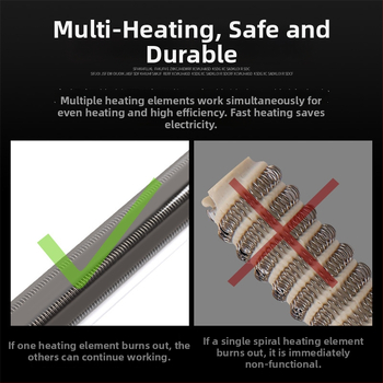 Ohrevná tyč pre akvárium, kvarcové sklo, automatická regulácia teploty s lampou, značka AquaBlue/Blue Treasure, 1 kg