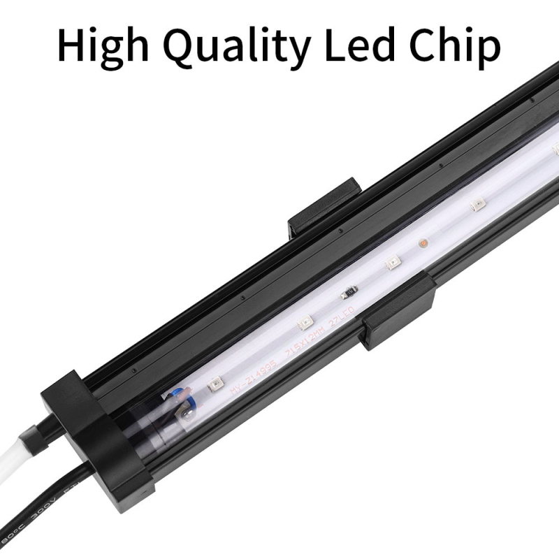 LED bublinkové svetlo do akvária, farebne meniace sa, ponorné LED pásové svetlo, PVC + akrylová trubica, 1–5W, hmotnosť 0,5 kg