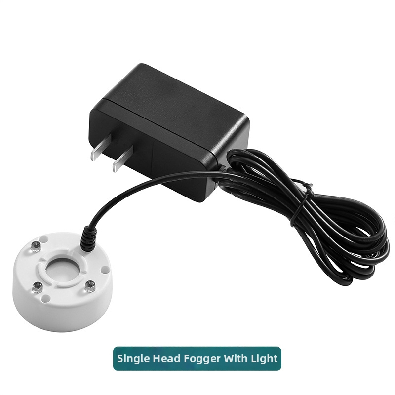 Ultrazvukový generátor hmly pre akvárium a bonsajové jazierko – 1 výstup hmly, nádrž 4,1–6,0 L, pokrytie 21–30 m², 24 W, nízka hlučnosť