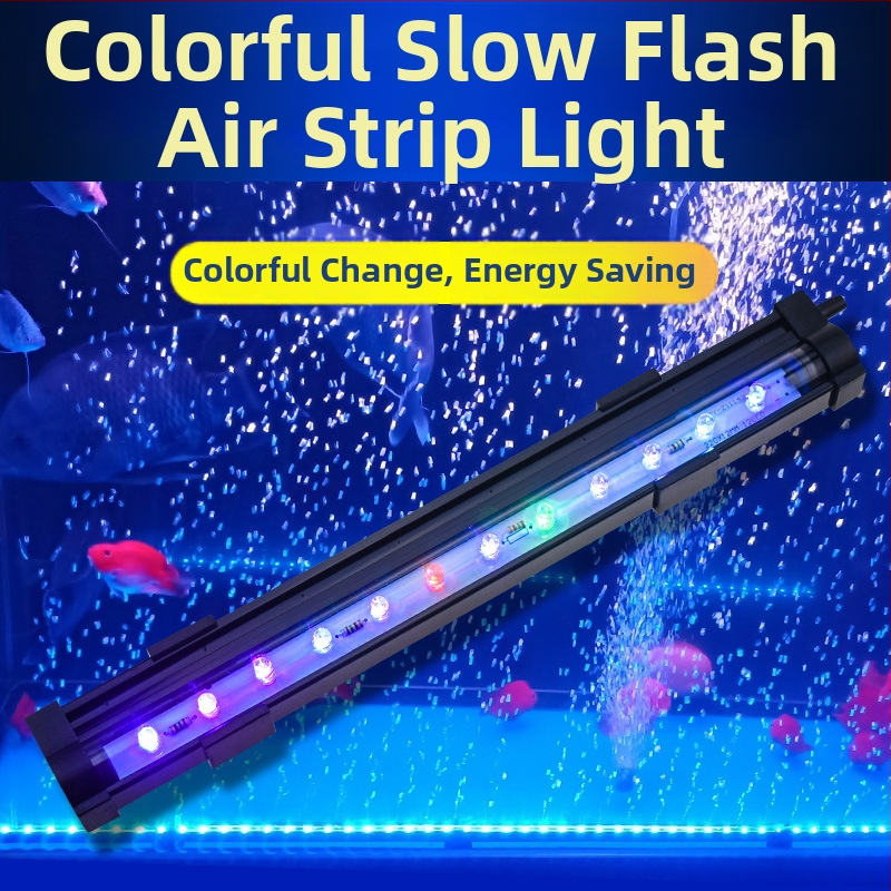LED bublinové svetlo do akvária s diaľkovým ovládaním, ponorené, dekoratívne, výkon 1–6W, hmotnosť 100 g