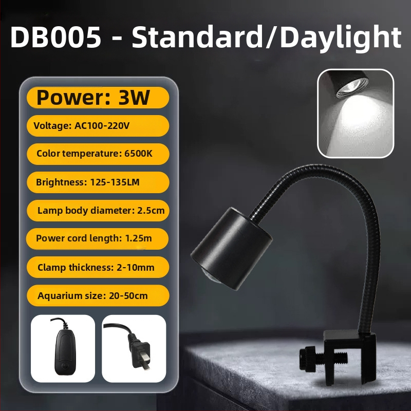 Nai Chong Mini malé spot svetlo pre akvárium — Pôvod: Šandong; Model: Mini Small Spot Light; Importované: Nie