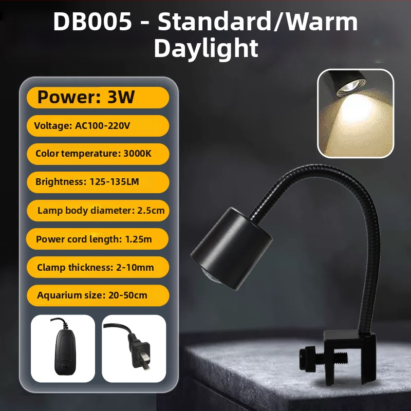 Nai Chong Mini malé spot svetlo pre akvárium — Pôvod: Šandong; Model: Mini Small Spot Light; Importované: Nie