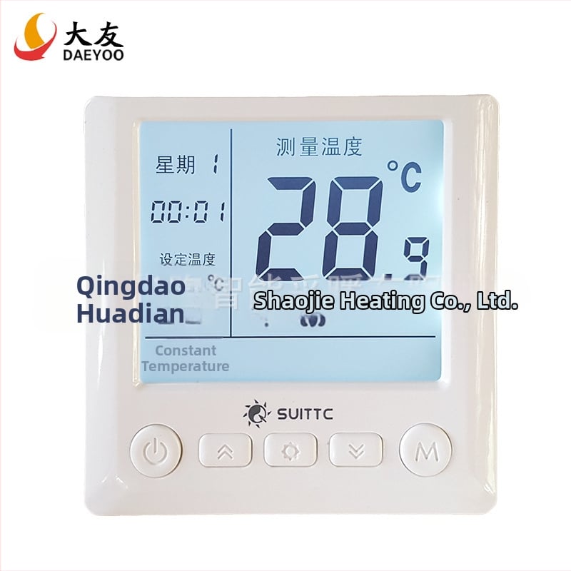 Elektrický termostat podlahového vykurovania, meranie teploty, 220V, skrytá montáž