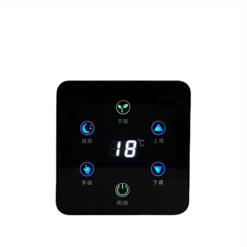 Fansheng Inteligentný panel riadenia podlahového vykurovania s LCD termostatom, ručné inštalácie, AC110-250V, 50/60Hz, veľká obrazovka, riadenie teploty pre vodné podlahové vykurovanie