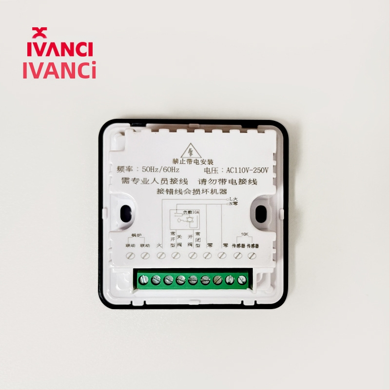 Fansheng Gudrs apkures panelis ar LCD termostatu, manuāla uzstādīšana, AC110-250V, 50/60Hz, liels ekrāns, ūdens apkures grīdas temperatūras kontrole