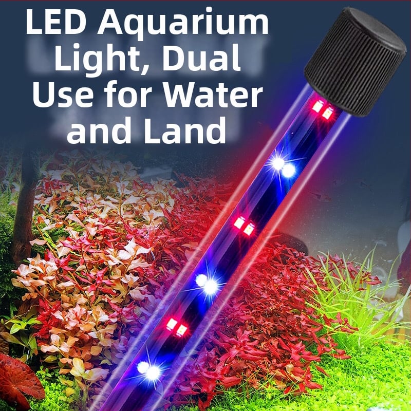 LED ponorné svetlo pre akvárium, vodotesné so spínačom