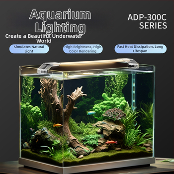 LED svetlo do akvária pre vodné rastliny, hliníkové zliatinové puzdro, nastaviteľná jas, model LDP, 0.5 kg