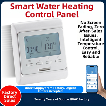 Digitálny stenový termostat pre vodné podlahové vykurovanie a domáce centrálnu klimatizáciu, ovládanie teploty v miestnosti, montáž na stenu, 220V AC