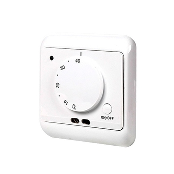 Mechanický termostat pre elektrické podlahové vykurovanie — zabudovaná inštalácia, 110–230 V, riadenie teploty vnútorného prostredia, značka Meiyue