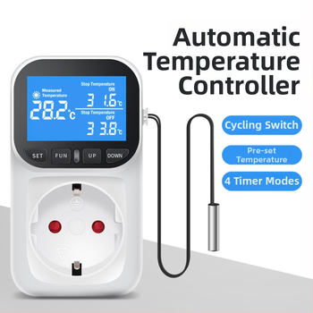 Termostat pre akvárium s dotykovou obrazovkou, digitálnym displejom a inteligentnou reguláciou teploty