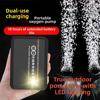 USB nešiojama deguonies siurblys su LED apšvietimu žvejybai (Nėra importuota · Kitas regionas · Per sienas eksportas: Taip)