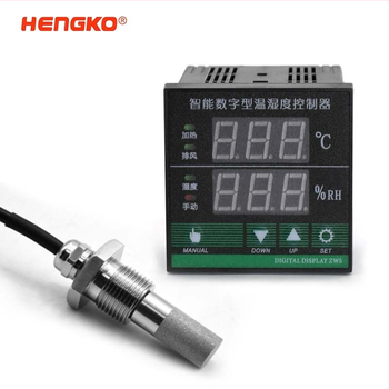 Regulátor teploty a vlhkosti s digitálnym displejom a teplotným senzorom, rozsah -40°C…120°C, vlhkosť 1–100% RH, presnosť ±0.2°C / ±3% RH, 220V