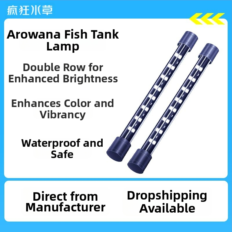 LED apšvietimas akvariumui (Medžiaga: Plastikas; Funkcija: Akvariumo apšvietimas; Prekės ženklas: Crazy Water Grass; Galia: Pasirenkama)