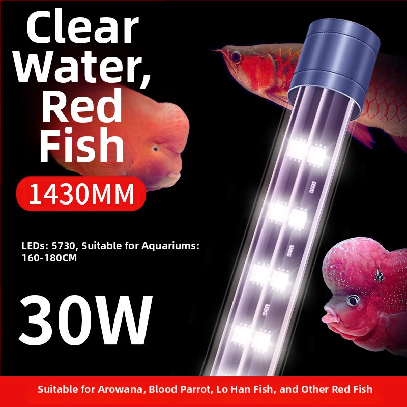 LED apšvietimas akvariumui (Medžiaga: Plastikas; Funkcija: Akvariumo apšvietimas; Prekės ženklas: Crazy Water Grass; Galia: Pasirenkama)