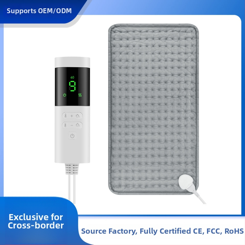 MW-001 Daudzfunkcionāls apkures spilventiņš, 9 temperatūras līmeņi, 12 stundu taimeris, 75W, 110V, Crystal Super Soft audums