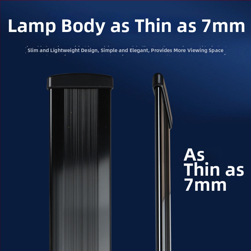 LED osvetlenie akvária s plným spektrom, klipsové, nastaviteľné, vodotesné, proti riasam, 12/19/30/45W