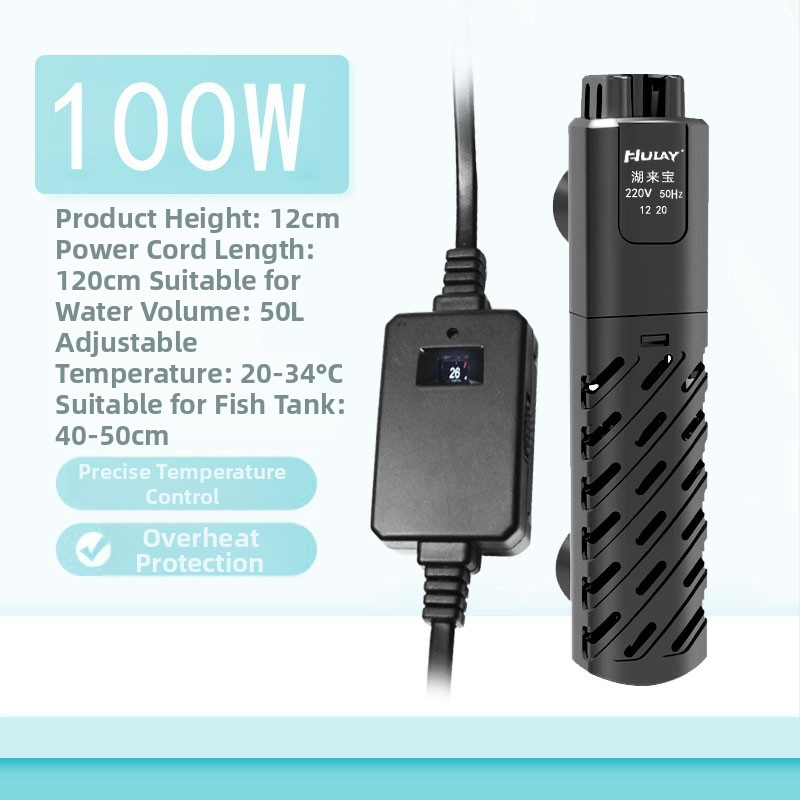 Grijaća šipka za akvarij – automatska konstantna temperatura, štedni način rada, za tropske ribe i kornjače pri niskoj razini vode