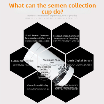 Pastāvīgas temperatūras spermas savākšanas kauss cūkām, liellopiem un aitām — Xinbaijia zīmols, lopkopība un akvakultūra