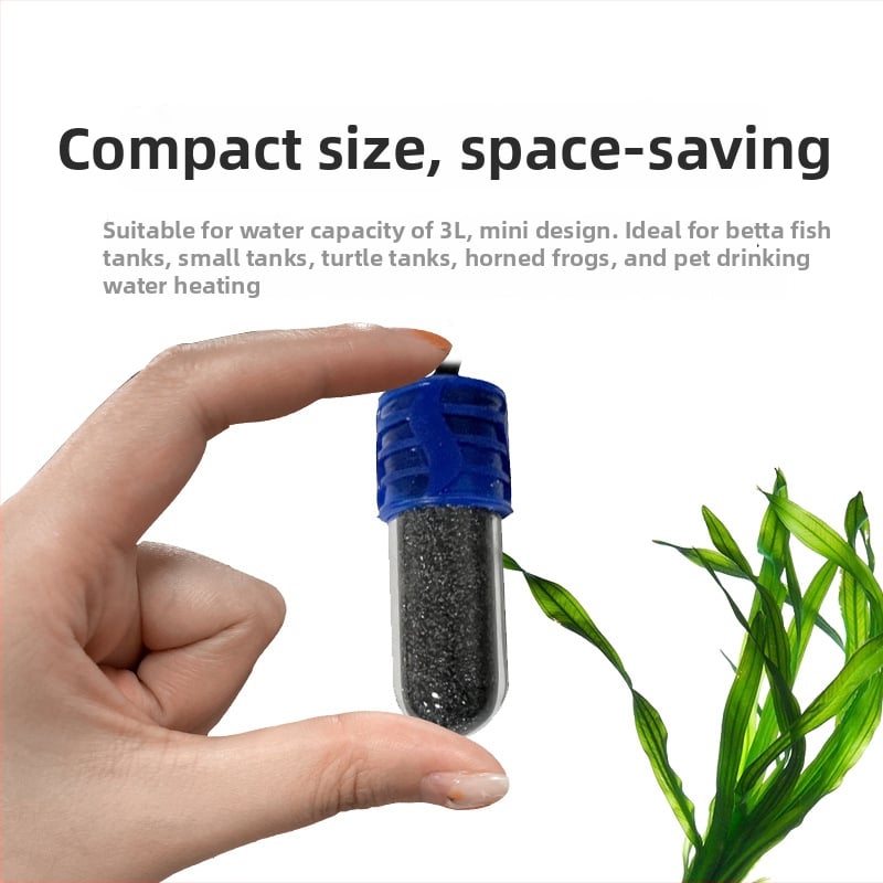 Mini USB fűtőkar kis akváriumokhoz és terráriumokhoz automata hőmérséklet-szabályozással (Anyag: NiCr vezeték; Teljesítmény: 10/15W; Tömeg: 89 g)
