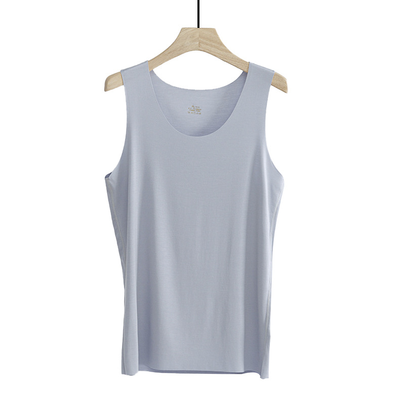 Pánske bezšvové tielko z modalového vlákna, 70–80% modal, elastické, antibakteriálne, letné ultra tenké