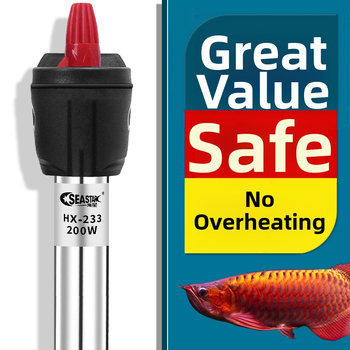 Nerezová vykurovacia tyč pre akvárium s automatickou reguláciou teploty, odolná proti výbuchu a energeticky úsporná