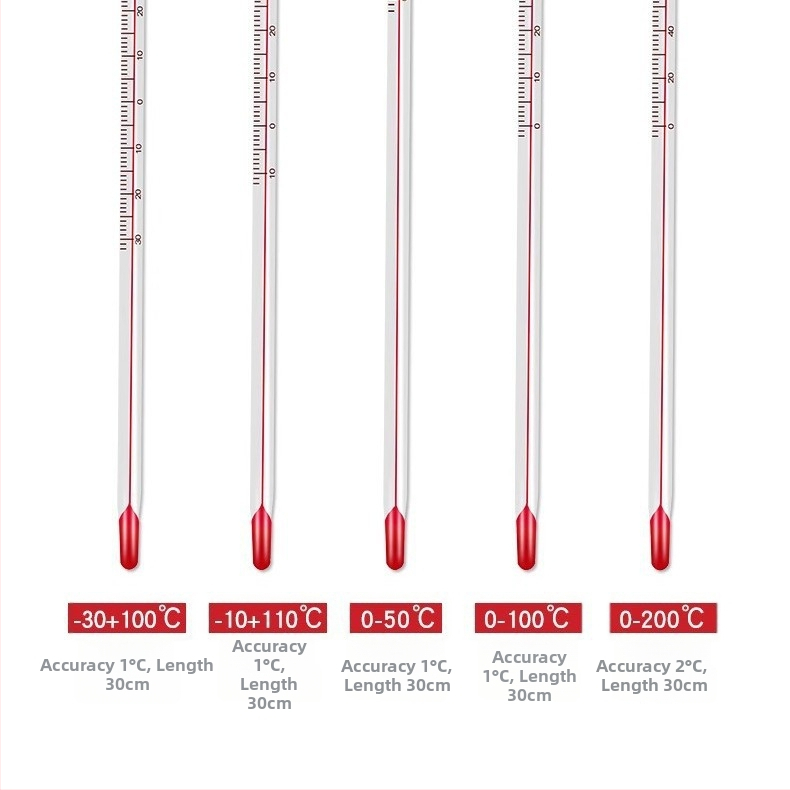 Vodný teplomer, typ sklenenej tyč (1000 ks v krabici; prispôsobenie k dispozícii)