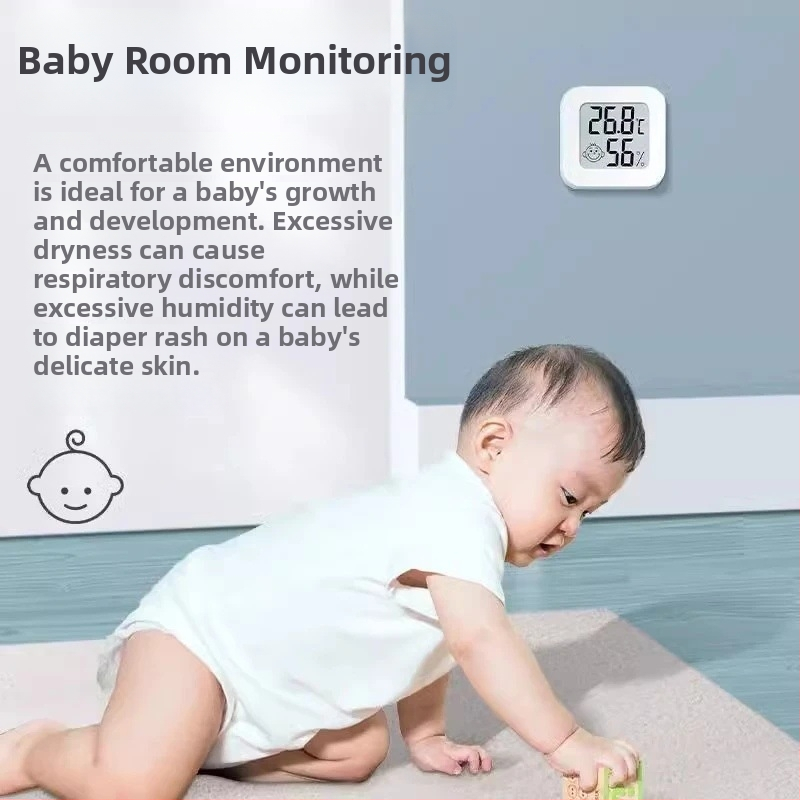 Elektronický nástenný teplomer pre vnútorné použitie — Značka: Pengyi; Model: pym; Typ: Iné teplomery; Pôvod: Zhejiang