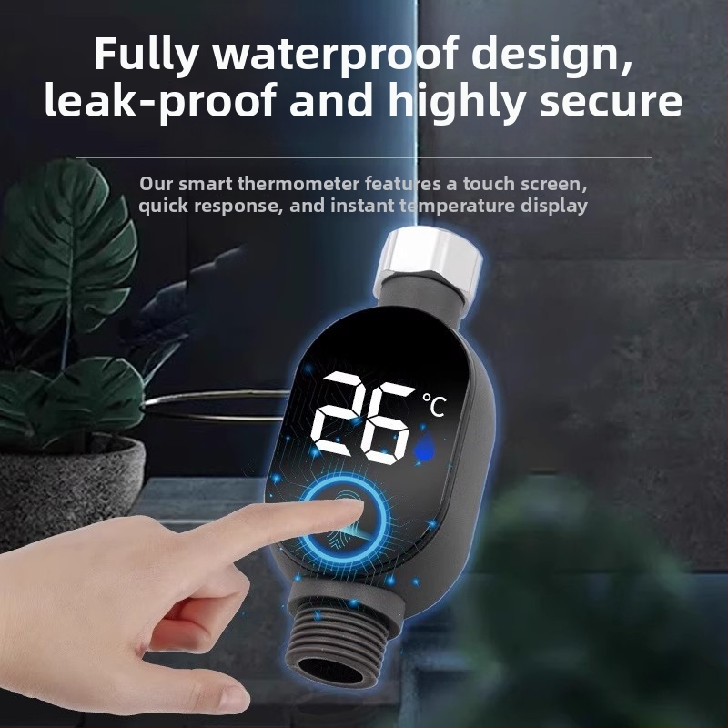 Sprchový teploměr na vodu s LED displejom pre kúpanie detí (Značka: Lipherton; Teplotný rozsah: 0–90°C; Prispôsobenie: k dispozícii)